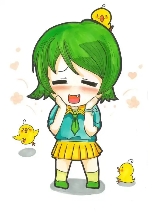 动漫  #q版人物  #少儿美术  #少儿美术动漫  #创意美术