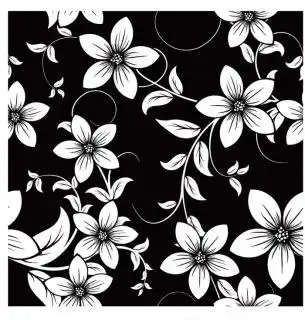 网点花线条花图片