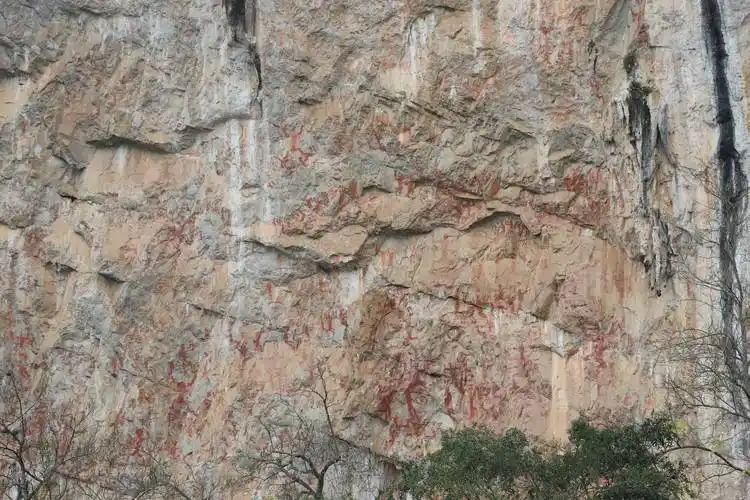 网友看完直呼神奇_岩画_正身_双臂