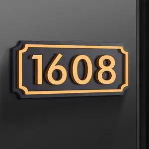 家庭门牌号数号码牌家用图片