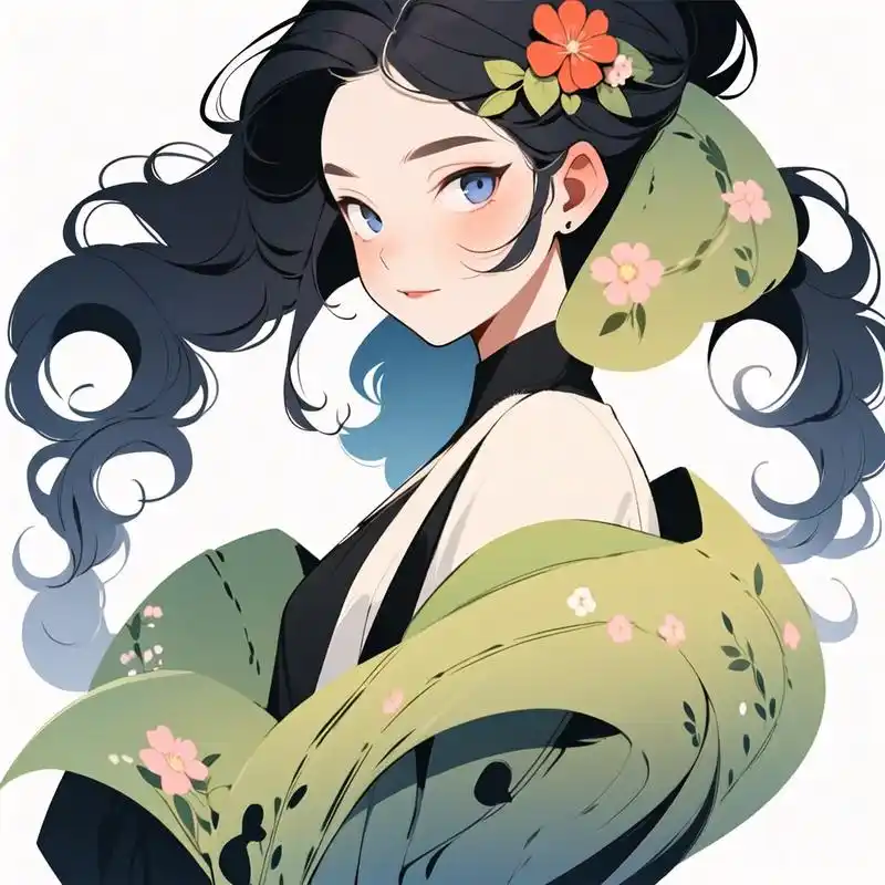 女生插画头像|氛围感拉满93