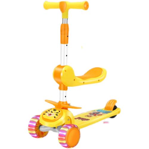 滑板车折叠音乐闪光儿童溜溜车滑滑车儿童滑板车小童210岁