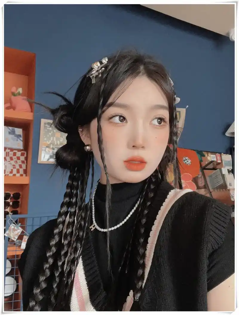 99  不管你是长发还是短发,只要掌握正确的编发技巧 方圆脸也能轻松