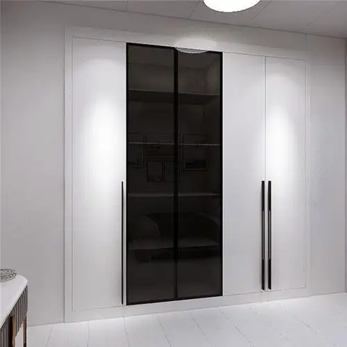 沈阳玻璃衣柜门厂家 爱美家装饰 时尚20边玻璃衣柜门 玻璃门厂家直销