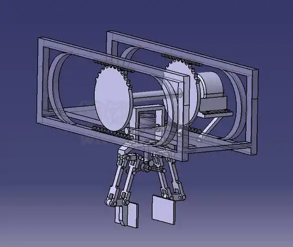具有自润滑机构的机械手catia三维模型下载_catia模型_catiav5-6r三维