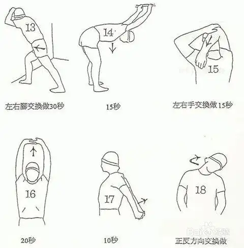 所以运动之前要有一些必要的热身运动.