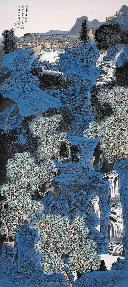 「津门网」满维起山水画作品选