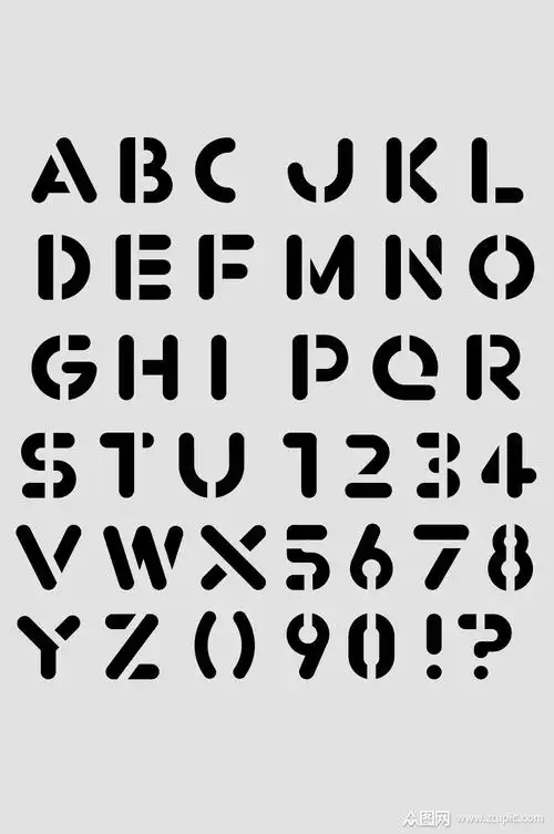 矢量 创意大写英文字母素材