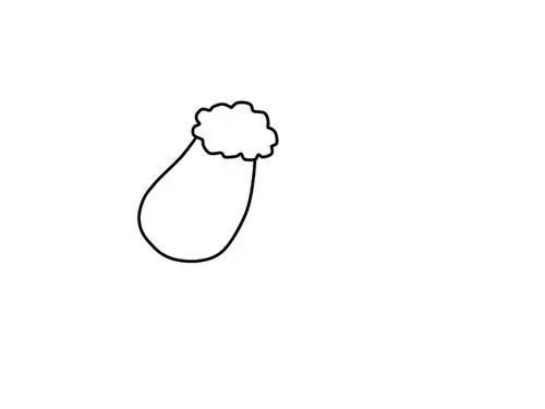 2,画出羊的耳朵和触角.