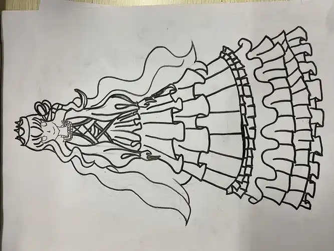 华丽风蛋糕裙设计