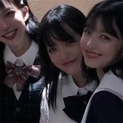 三闺蜜头像三人分开真人 清纯美丽的女生超好看头像大全_女生头像_美