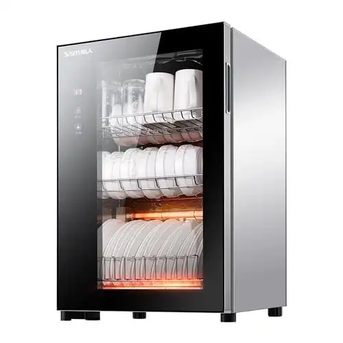 帅人sazn60a160升高温台式消毒柜立式消毒柜家用厨房消毒柜上下分控二