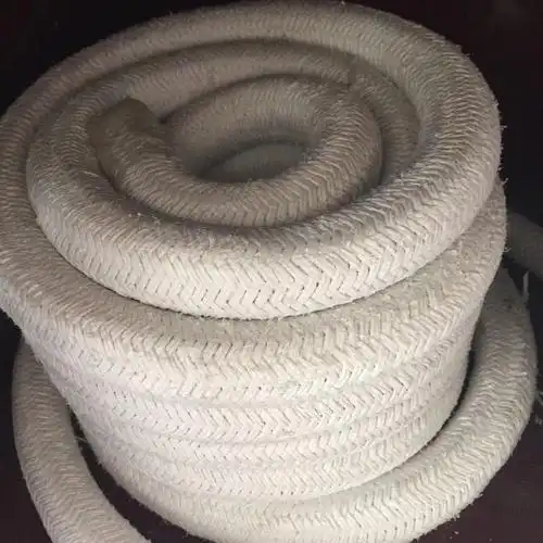 窑炉高温管道陶瓷纤维编织绳 硅酸铝密封盘根防火不燃
