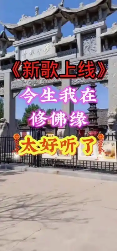 热门歌曲#一首好听的歌曲,今生我在修佛缘