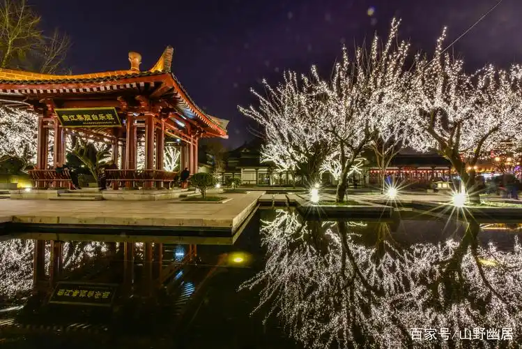 夜色下的大雁塔广场让人身临其境的进入了大唐鼎盛时期的长安城一样.