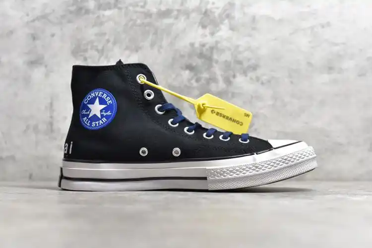 匡威converse 藤原浩fd和sacai 三方联名帆布鞋