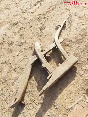 民俗怀旧老物件,木犁,犁子_农用工具_民俗老货老家具【7788收藏__收藏