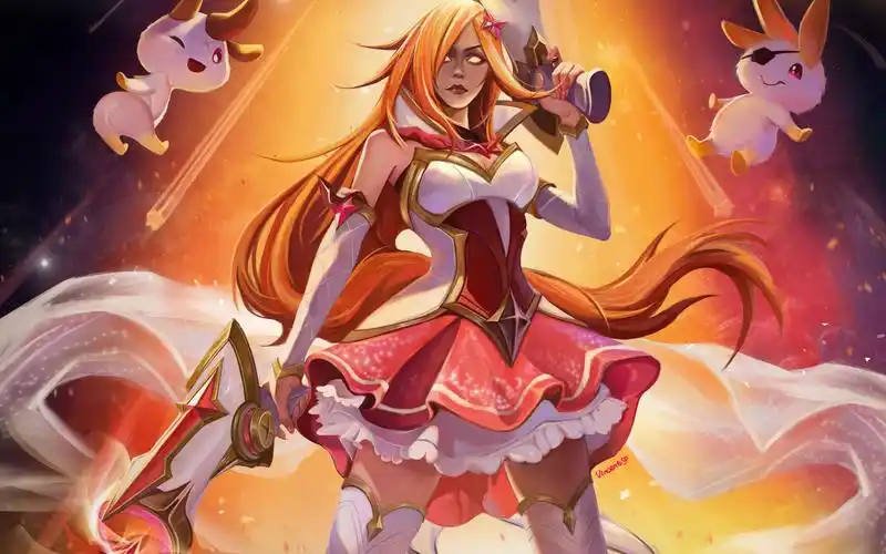 星之守护-厄运小姐同人绘画过程