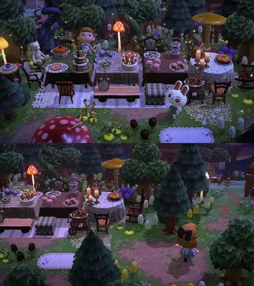 动森岛建疯帽子茶会