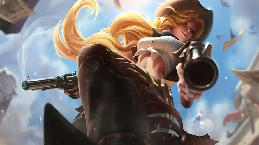 西部牛仔 厄运小姐 英雄联盟 7680x4320图片