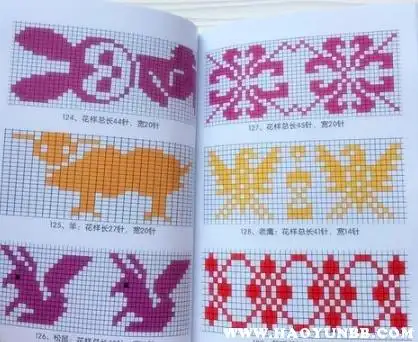 毛线棉鞋花样图纸100种新款男士毛线棉鞋中间图案