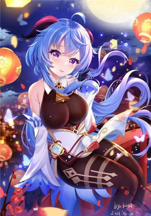 原神椰羊角色图 甘雨椰羊角色图高清