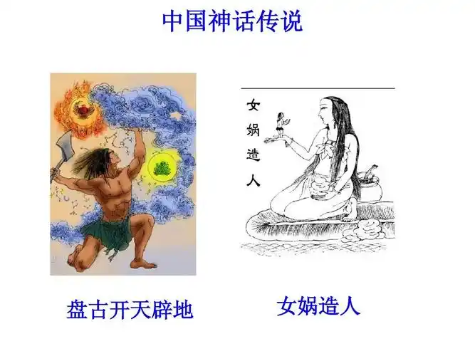 中国神话传说 盘古开天辟地 女娲造人