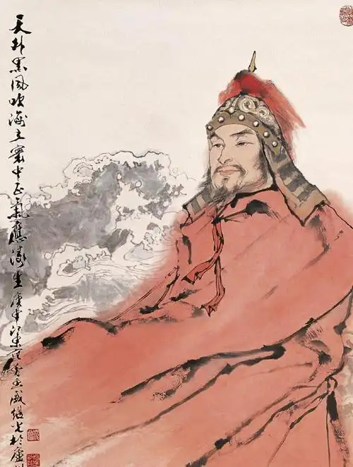 在古代武将的画像中,为何很多武将都会在铠甲外面斜披战袍