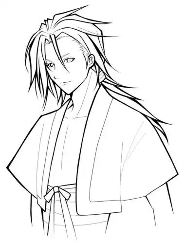 动漫帅哥简笔画 动漫帅哥简笔画简单