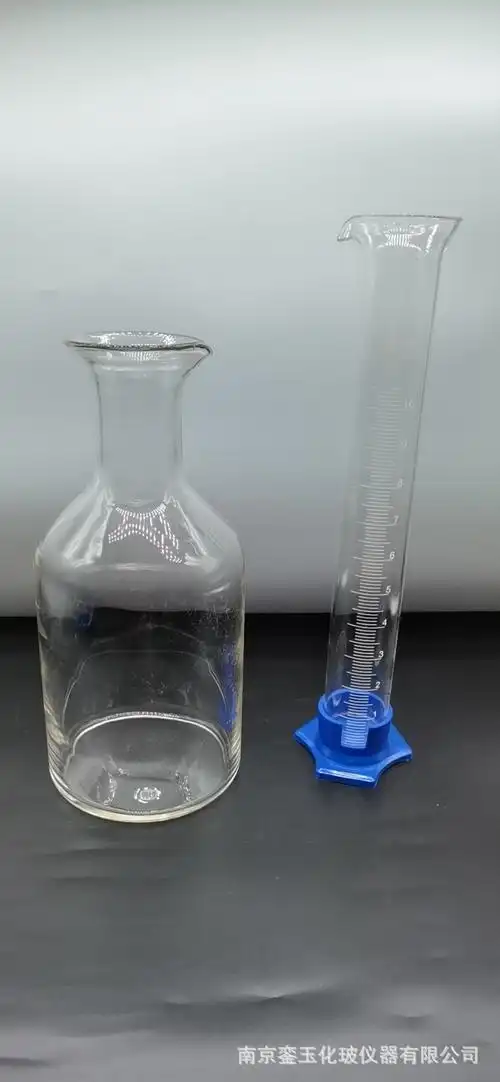 雨量计用雨量杯玻璃雨量筒水文气象20cm厘米 雨量器 雨量筒