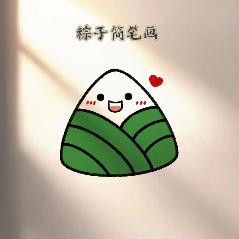 粽子这样画太可爱了!艾特你有手的朋友一起画 - 抖音