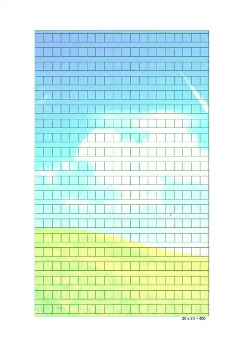 语文作文稿纸彩色风车