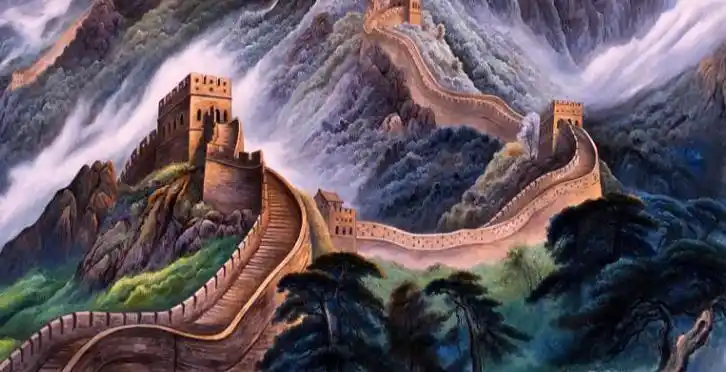 人民大会堂长城油画