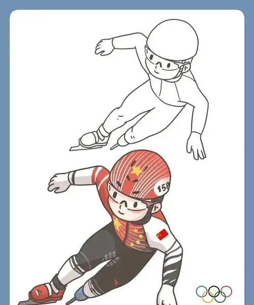 简笔|精彩难忘的北京冬奥会 - 简笔画人物小红书 - 实验室设备网