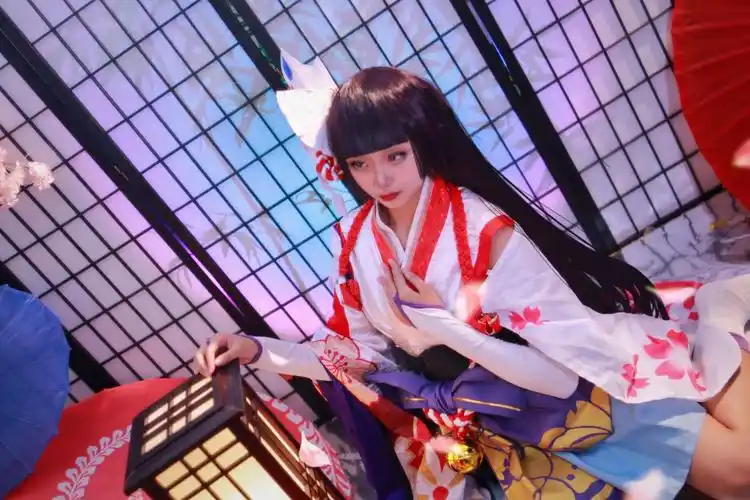 【阴阳师】雪女—月见之樱cos——先发一半