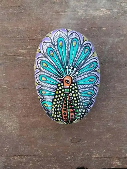 各种各样唯美手绘卵石画画法