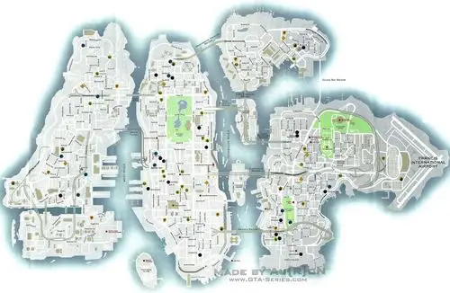 请问在gta4自由城的故事里在网吧输入了网址后怎么在地图上显示哪些