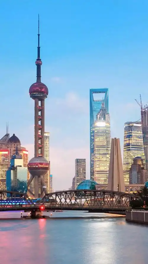 上海美景之东方明珠 黄浦江