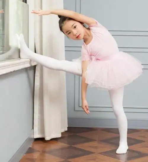 精品白色女童舞蹈袜儿童连裤袜纯色春夏薄款打底裤长丝袜 strong>宝宝