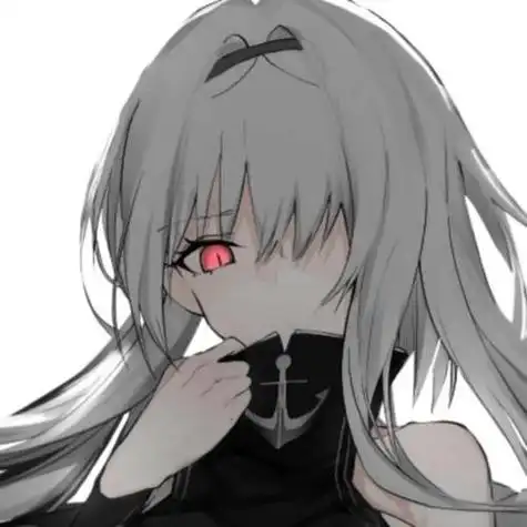 动漫女生头像我会一直努力看清每一步