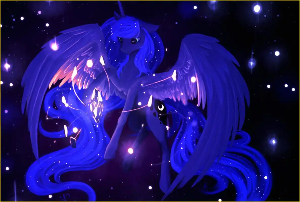 小马宝莉:"梦魇之夜"是小马族的月亮公主,她更像是皎月和夜煞