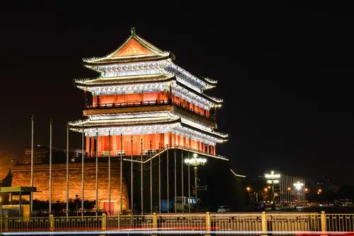 北京---夜晚---璀璨的灯光