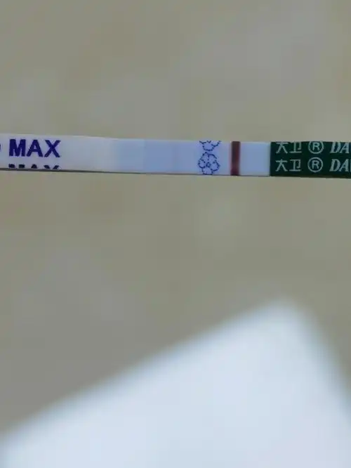 大卫早早孕试纸  #备孕  今天有没有加深.好害怕是水印.每日一测.