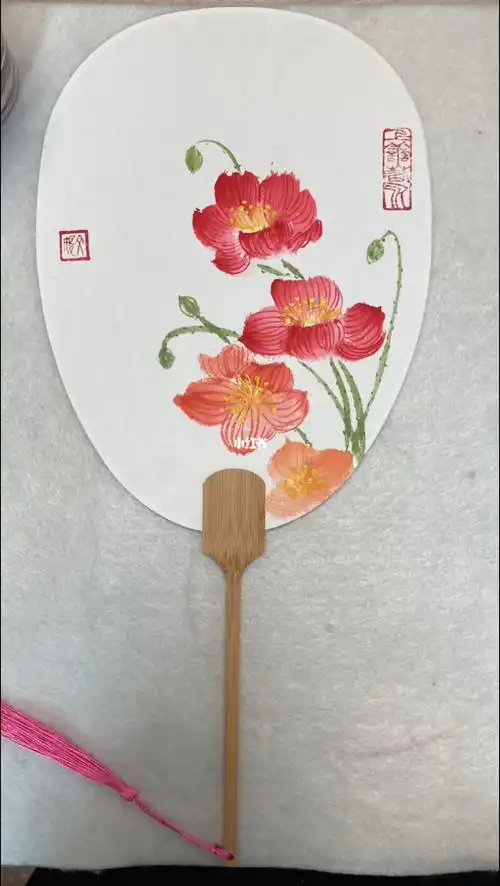 每日一画今日分享团扇