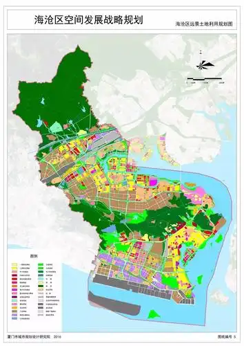 厦门5大区规划图公示!思明区远景将增加地铁5号线,7号线!