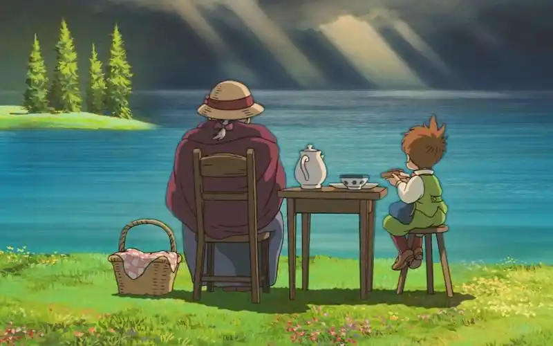 白噪音多场景 【哈尔的移动城堡】在星之湖休息 湖水 鸟叫 自然 学习