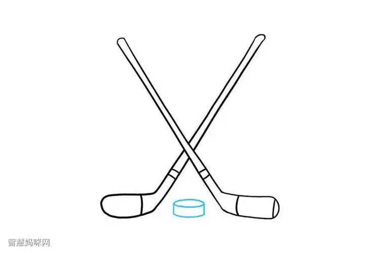 曲棒球棍简笔画