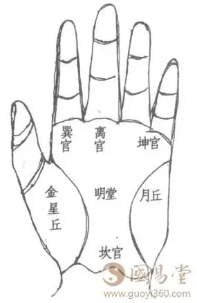 明堂的相法手相学明堂相法绝招