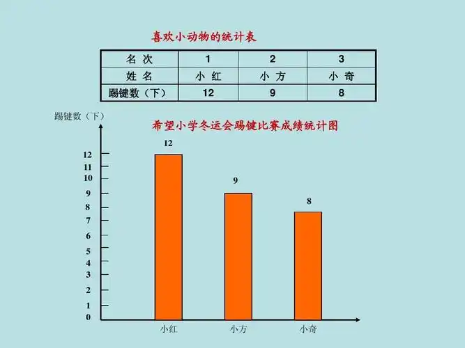单式条形统计图2013ppt