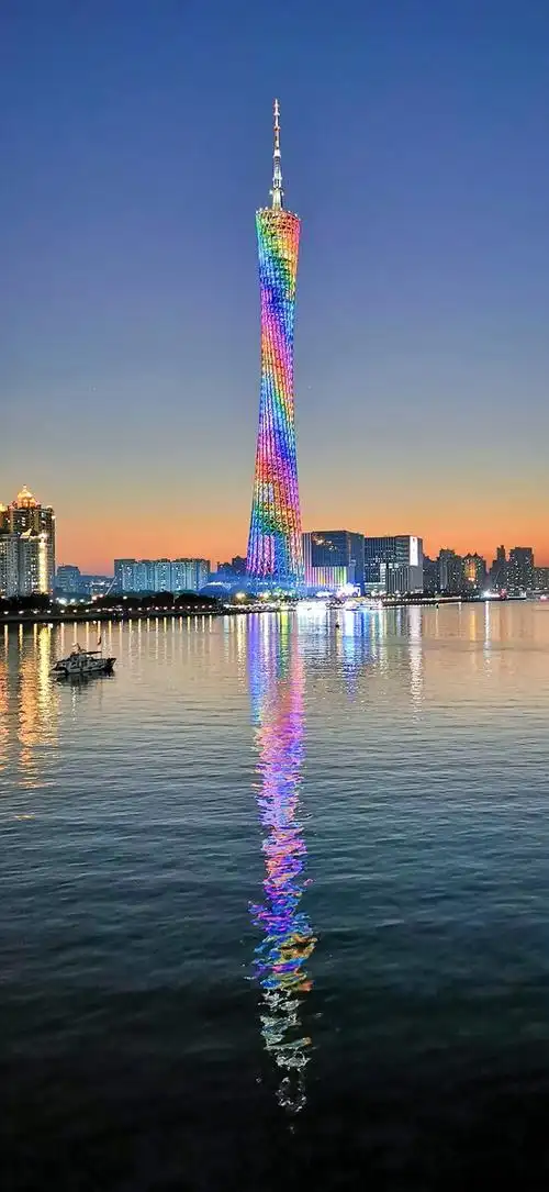 广州塔夜景全屏壁纸